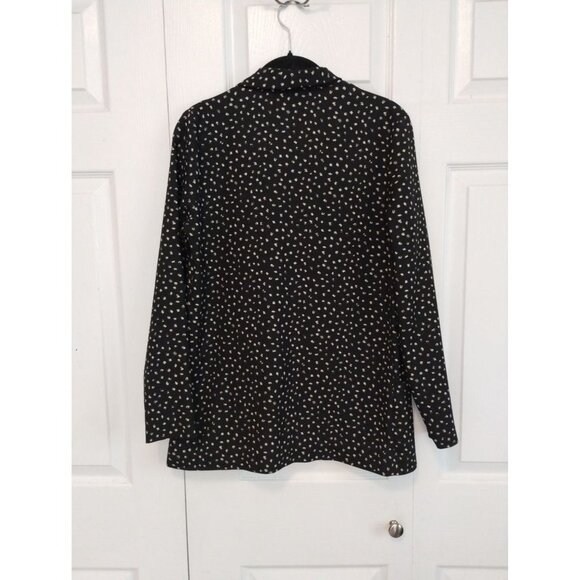 Elodie black open front blazer style cardigan - Picture 8 of 8